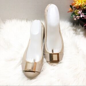 Calvin Klein Madeline Women's Cream Flats Sz-9